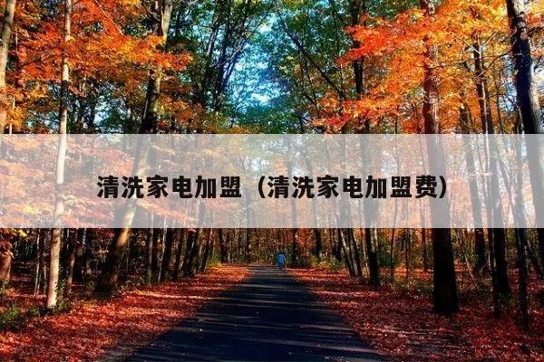 JDB电子 JDB夺宝电子清洗家电加盟（清洗家电加盟费）(图1)